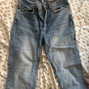 rag & bone Light Blue Straight Jeans